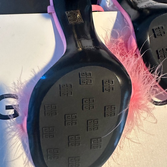 Givenchy G-Cube feather sandal in bright pink 40 - Picture 6 of 11